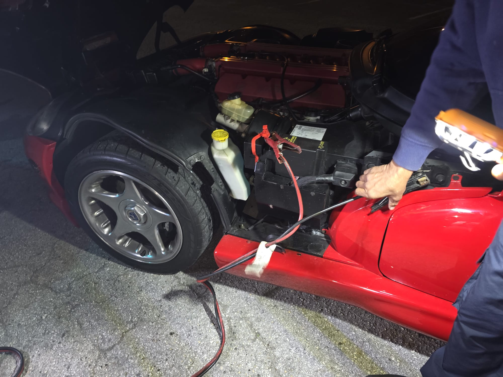 Night jump start service